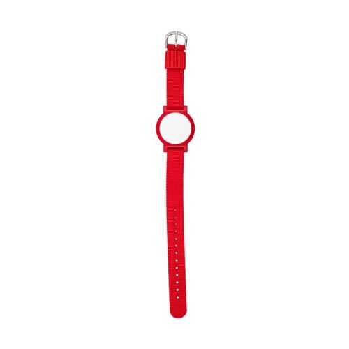 Csatos karóra típusú RFID MIFARE (13,56 MHz) chippel - piros