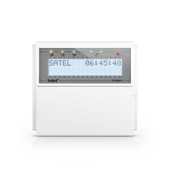 Satel INT-KLCD-W – LCD kezelő INTEGRA központokhoz