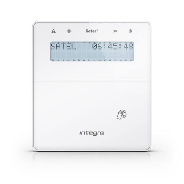 Satel INT-KWRL2-W – Vezeték nélküli LCD kezelő INTEGRA központokhoz