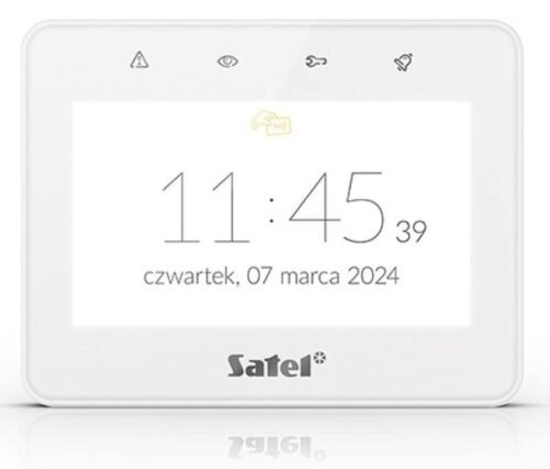 Satel INT-TSG2R-W – 4,3" érintőképernyős kezelő