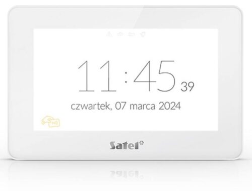 Satel INT-TSH2R-W – 7" érintőképernyős kezelő