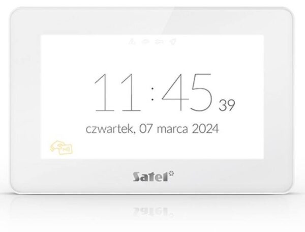 Satel INT-TSH2R-W – 7" érintőképernyős kezelő