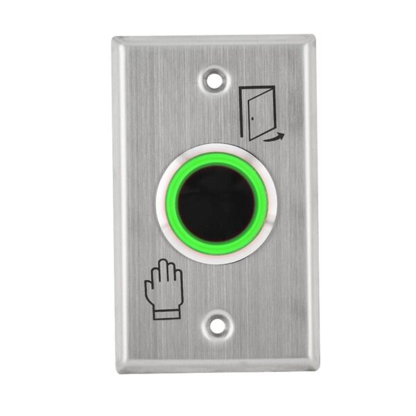 Közelítés érzékeny kapcsoló(IP65) - NO/NC - INOX pajzzsal - LED piros/zöld - Időzítővel