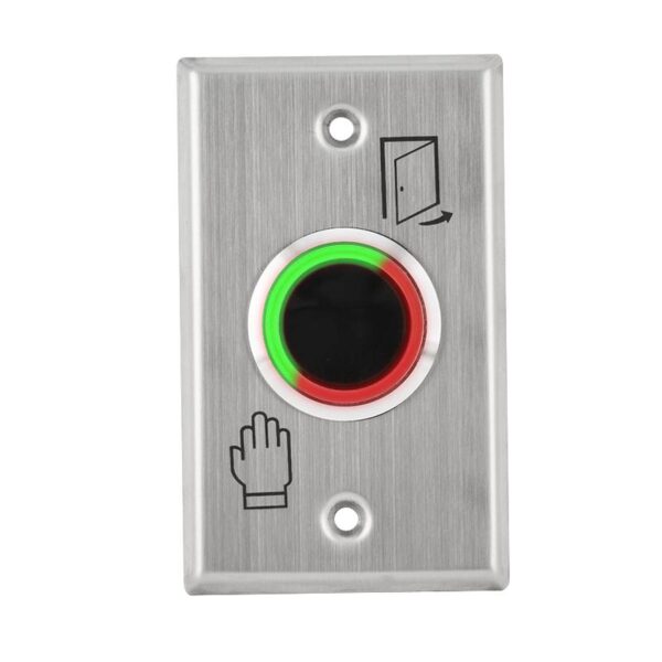 Közelítés érzékeny kapcsoló(IP65) - NO/NC - INOX pajzzsal - LED piros/zöld - Időzítővel