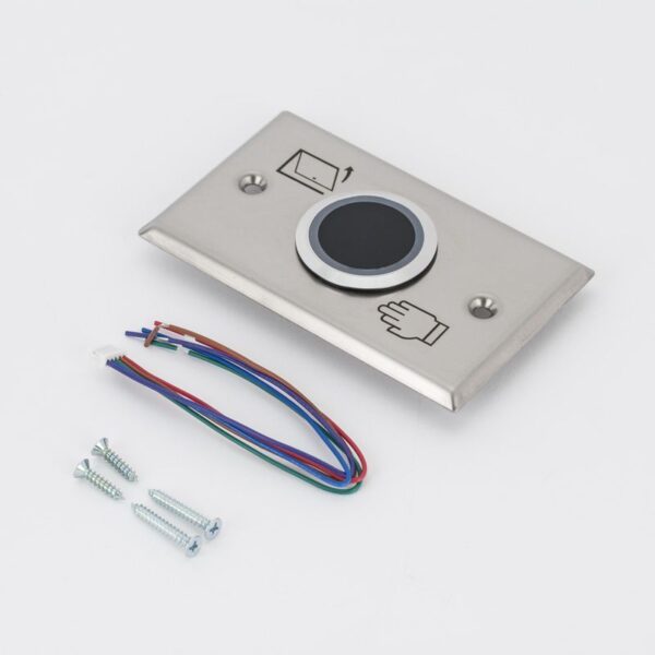 Közelítés érzékeny kapcsoló(IP65) - NO/NC - INOX pajzzsal - LED piros/zöld - Időzítővel