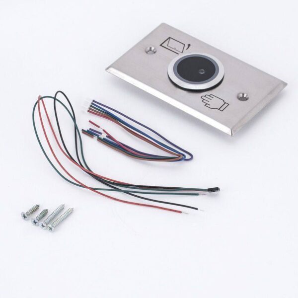 Közelítés érzékeny kapcsoló(IP65) - NO/NC - INOX pajzzsal - LED piros/zöld - Időzítővel