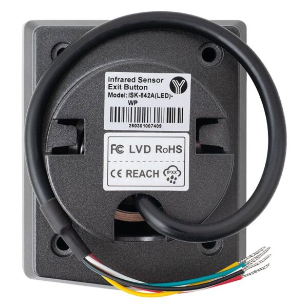 isk-842a_led_-wp_back.jpg Süllyesztve szerelhető fémházas közelítésérzékeny kapcsoló(IP67), NO/NC kimenettel