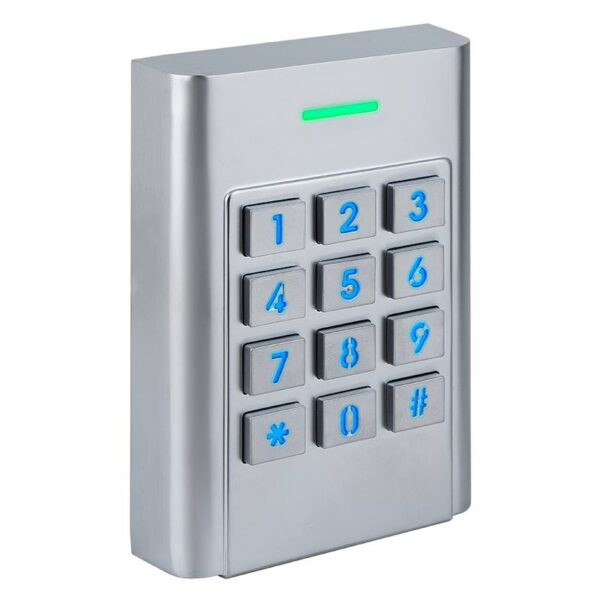k5-c_isoright_gn.jpg Cseppálló (IP66), vandálbiztos önálló kódzár