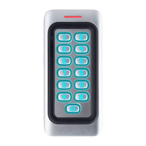 k612em-w-ty_front_rd.jpg Önálló működésű, vandálbiztos, vízálló, WiFis RFID kártyaolvasó és kódár - EM 125 kHz