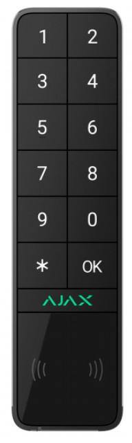 keypad-outdoor-black-694108625c51d.jpg Ajax KEYPAD-OUTDOOR-BLACK – Keypad Outdoor kültéri kezelő kártyaolvasóval