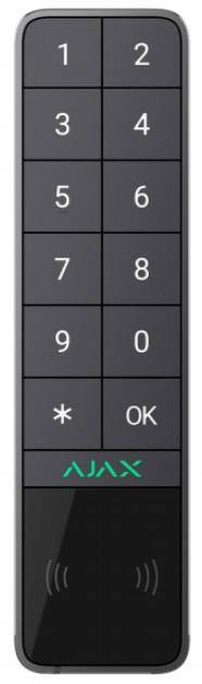 keypad-outdoor-graphite-694108622170d.jpg Ajax KEYPAD-OUTDOOR-GRAPHITE – Keypad Outdoor kültéri kezelő kártyaolvasóval