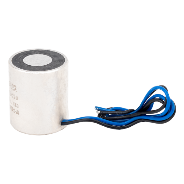 Permanens mágnes - áramszünet esetén zárt - elektromágnessel demagnetizálható - 12V DC - 10 kg