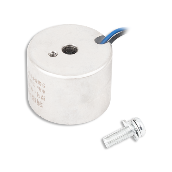 Permanens mágnes - áramszünet esetén zárt - elektromágnessel demagnetizálható - 12V DC - 30 kg