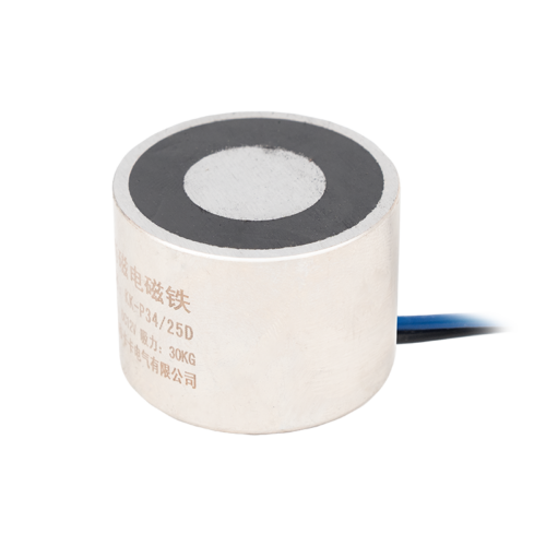 Permanens mágnes - áramszünet esetén zárt - elektromágnessel demagnetizálható - 12V DC - 30 kg