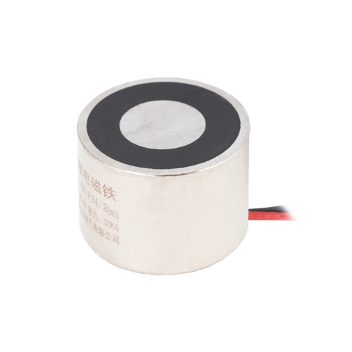 Permanens mágnes - áramszünet esetén zárt - elektromágnessel demagnetizálható - 24V DC - 30 kg