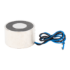 Permanens mágnes - áramszünet esetén zárt - elektromágnessel demagnetizálható - 12V DC - 50 kg