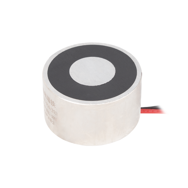 Permanens mágnes - áramszünet esetén zárt - elektromágnessel demagnetizálható - 24V DC - 50 kg