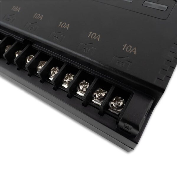 krc-102_k_zeli.jpg ET-KRC-102 - 6 csatornás(NO) RF+WiFi vevőegység, 2x16 A + 4x10 A kimenettel