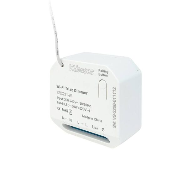 OUTLET: 1 csatornás RF+Wifi Triac fényerőszabályzó vevőegység (TUYA kompatibilis)