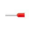 la-e1010-rd_p100__side_1.jpg Érvéghüvely AWG18 (1.0mm2) vezetékhez 10mm hosszú piros köpeny (100 db/csomag)