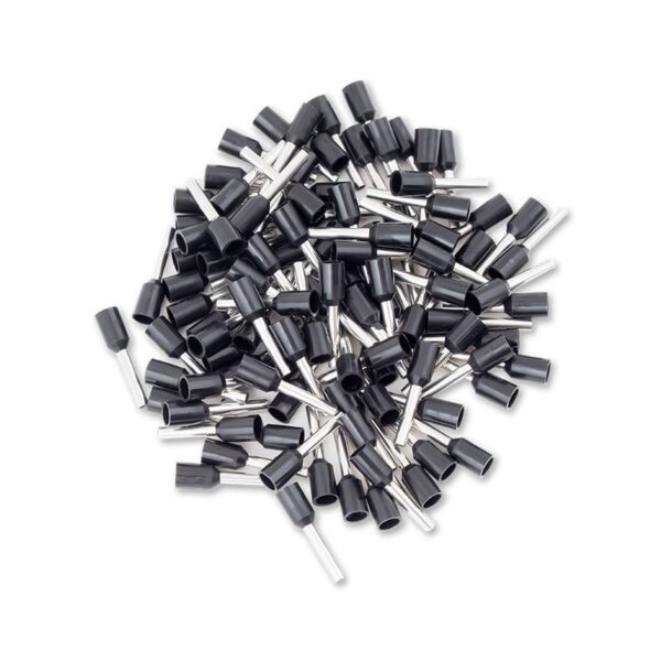 la-e1510-bk_p100__full.jpg Érvéghüvely AWG16 (1.5mm2) vezetékhez 10mm hosszú fekete köpeny (100 db/csomag)
