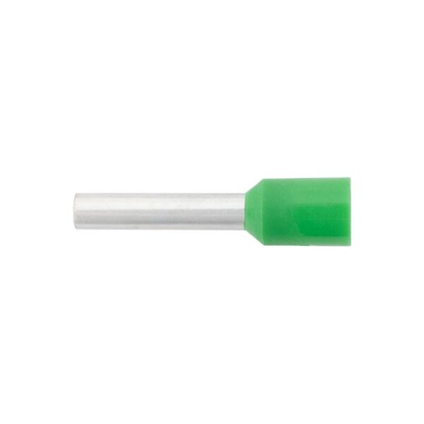 la-e2512-gn_p100__side.jpg Érvéghüvely AWG14 (2.5mm2) vezetékhez 12mm hosszú zöld köpeny (100 db/csomag)
