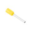 Érvéghüvely AWG20 (0.75mm2) vezetékhez 10mm hosszú sárga köpeny (100 db/csomag)
