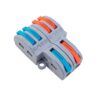 Gyorcsatlakozó 2x2 utas elosztáshoz 0,08 - 2,5 mm² vezetékhez 10 darabos csomag