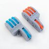 Gyorcsatlakozó 2x3 utas elosztáshoz 0,08 - 2,5 mm² vezetékhez 10 darabos csomag