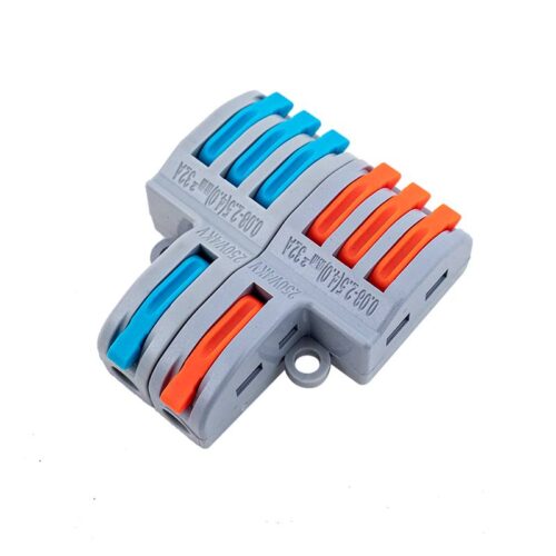 la-fd-26_p10__isoleft_800x800.jpg Gyorcsatlakozó 2x3 utas elosztáshoz 0,08 - 2,5 mm² vezetékhez 10 darabos csomag