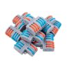 Gyorcsatlakozó 2x3 utas elosztáshoz 0,08 - 2,5 mm² vezetékhez 10 darabos csomag