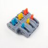 Gyorcsatlakozó 3x2 utas elosztáshoz 0,08 - 2,5 mm² vezetékhez 10 darabos csomag