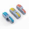 Gyorcsatlakozó 3x2 utas elosztáshoz 0,08 - 2,5 mm² vezetékhez 10 darabos csomag