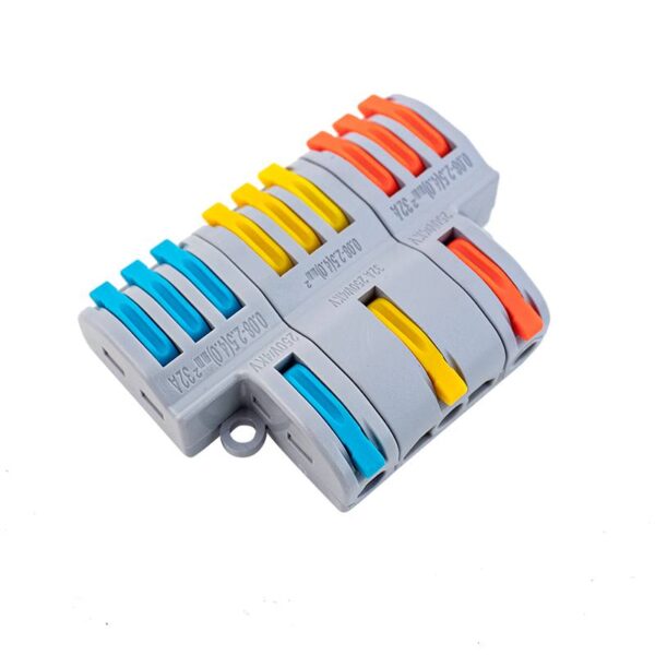 Gyorcsatlakozó 3x3 utas elosztáshoz 0,08 - 2,5 mm² 10 darabos csomag
