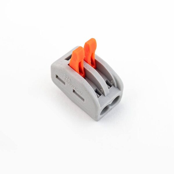 Gyorscsatlakozó 2-es 0,08 - 2,5 mm² vezetékhez 10 darabos csomag