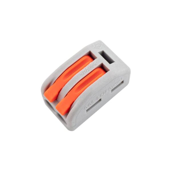 Gyorscsatlakozó 2-es 0,08 - 2,5 mm² vezetékhez 10 darabos csomag