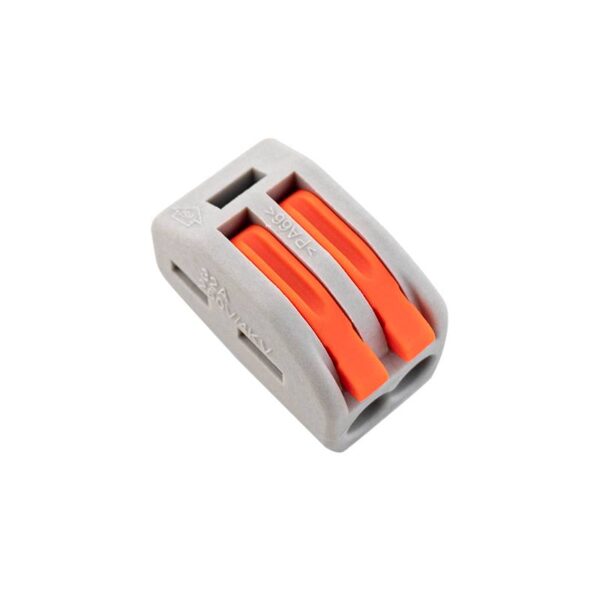 Gyorscsatlakozó 2-es 0,08 - 2,5 mm² vezetékhez 10 darabos csomag