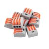 Gyorscsatlakozó 3-as 0,08 - 2,5 mm² vezetékhez 10 darabos csomag