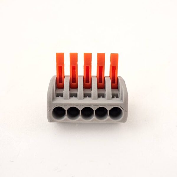 Gyorcsatlakozó 5-ös 0,08 - 2,5 mm ² vezetékhez 10 darabos csomag