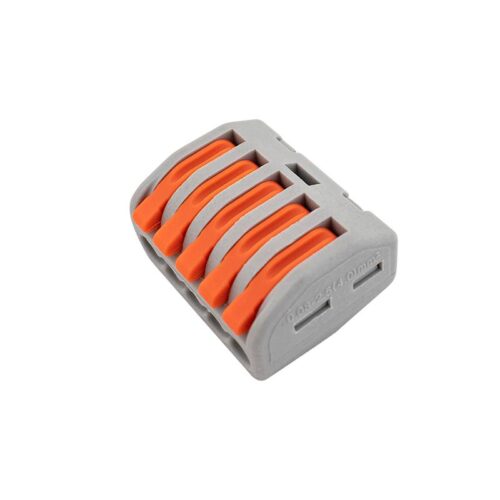 la-pct-215_p10__isoleft_800x800.jpg Gyorcsatlakozó 5-ös 0,08 - 2,5 mm ² vezetékhez 10 darabos csomag