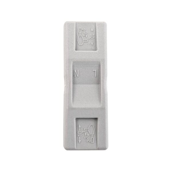 Gyorcsatlakozó toldó 2x2-es 0,08 - 4 mm² vezetékhez 10 darabos csomag