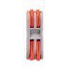 Gyorcsatlakozó toldó 2x2-es 0,08 - 4 mm² vezetékhez 10 darabos csomag