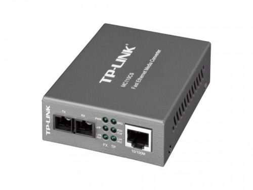 TP-Link MC110CS – Monomódusú optikai RJ45 (100 Mbps) átalakító