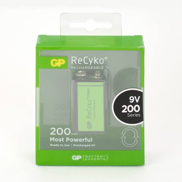 9V 200mA-es akkumulátor