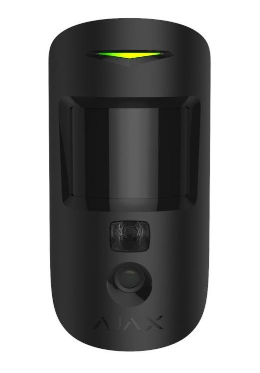 Ajax MOTIONCAM-PHOD-HDR-BLACK – MotionCam PIR mozgásérzékelő PhOD beépített kamerával