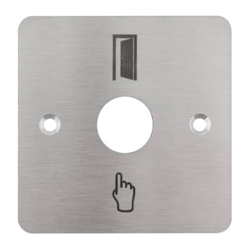 Nyomógomb és kapcsoló pajzs piktogrammal  86 mm széles 22 mm-es furattal