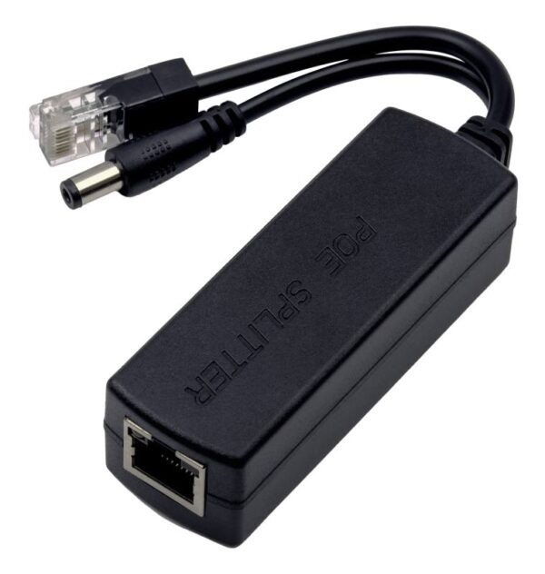 Nestron NOS-11E-12D – 12V PoE splitter, PoE bemenet / 12VDC+10/100 Ethernet kimenet
