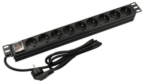 Nestron NRPD-SH-109 – 19" elosztósáv (PDU) kapcsolóval