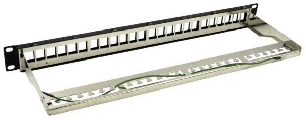 Nestron NRPP-KEY-124SF-H – 19" keystone patch panel