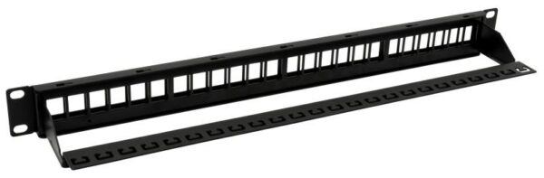 Nestron NRPP-KEY-124U-H – 19" keystone patch panel